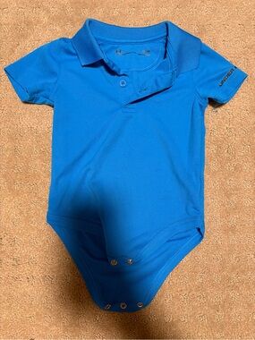 Under Armour Kids Blue Polo Onesie
